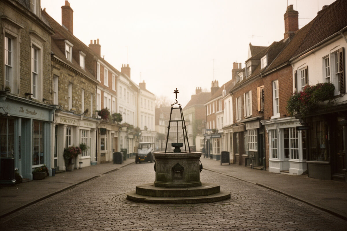 Independent shops on a Dorset high street